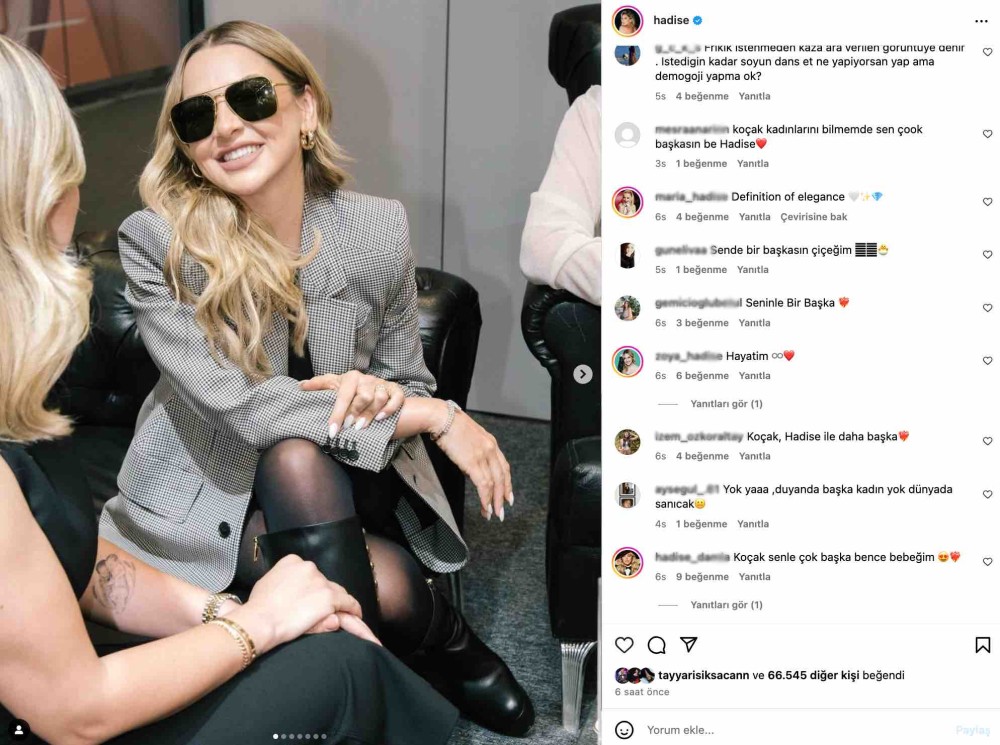 hadise nin davet tarzi sosyal medyada yogun ilgi gordu sen bir baskasin